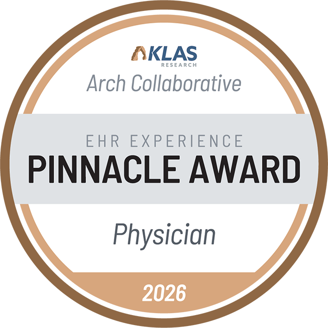 KLAS-Arch-Collaborative-EHR-Experience-Pinnacle-Award-Physician-2026