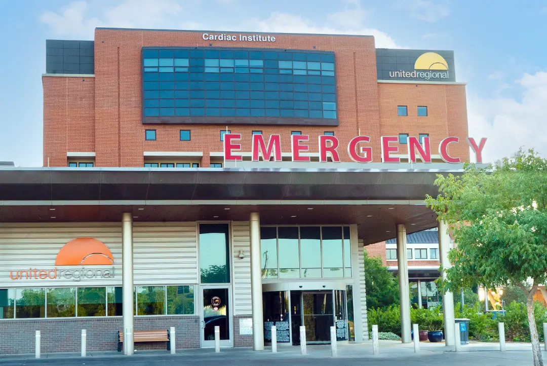 emergency room wichita falls low angle emergency entrance