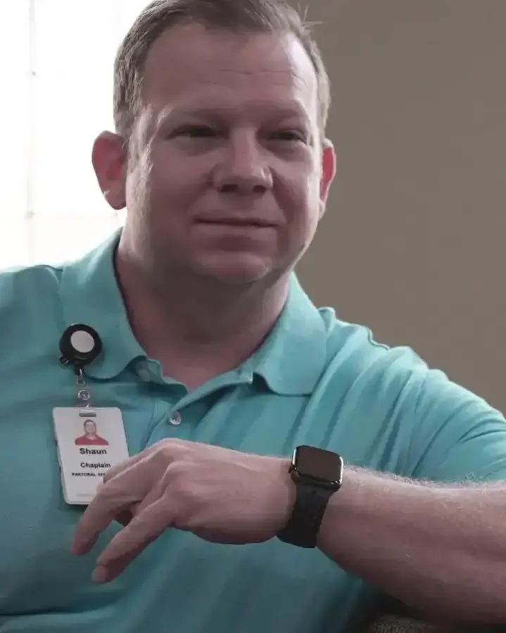 staff member with patient