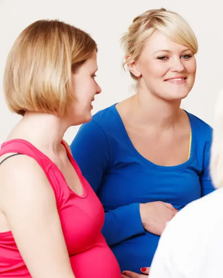 a group of people sitting in a circle